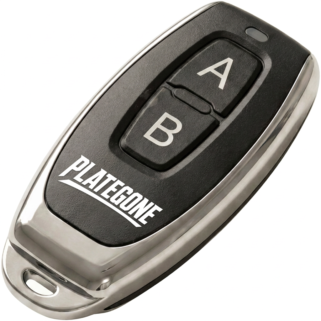 PlateGone dashboard button