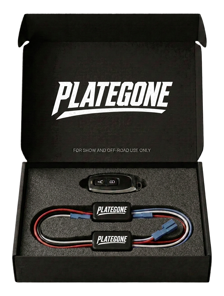 PlateGone wireless plate light switch kit